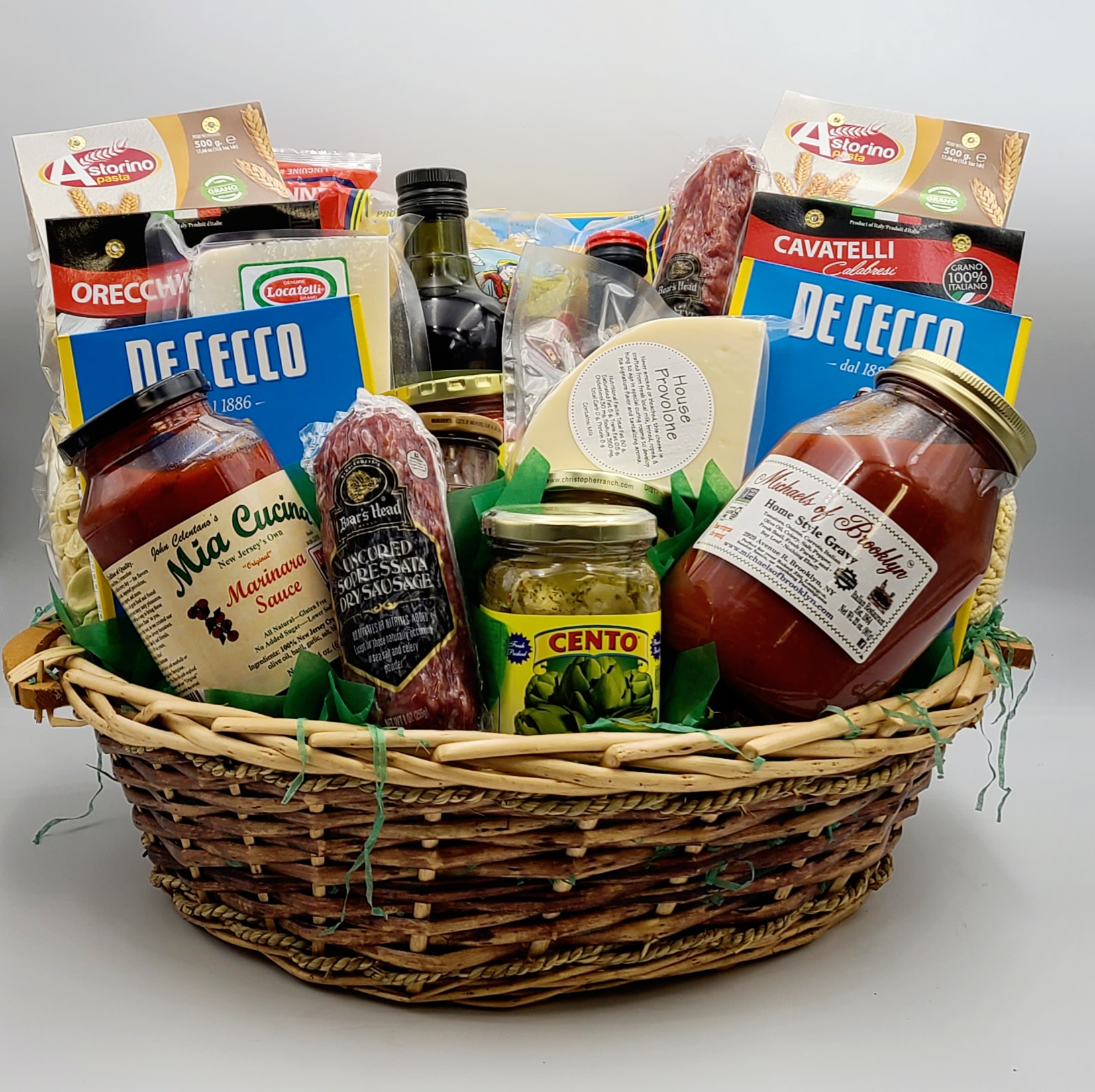 Italian Extravaganza Gift Basket - B.F. Mazzeo 